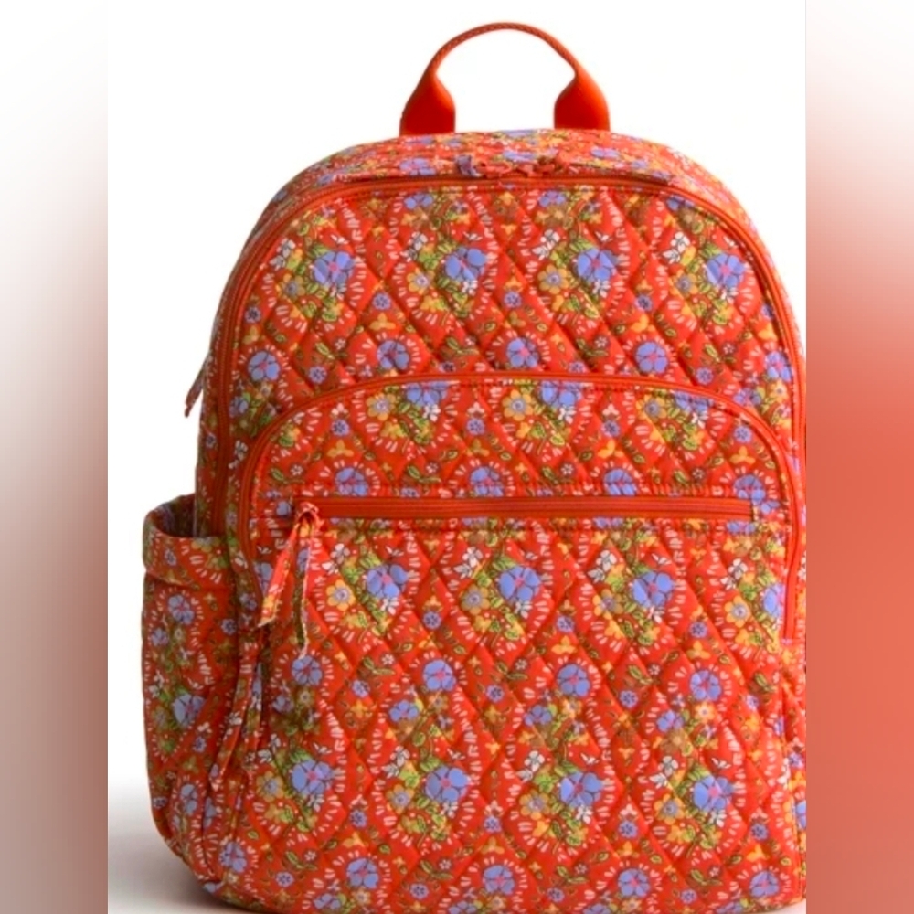 Vera Bradley Backpack Garden Paisely NEW